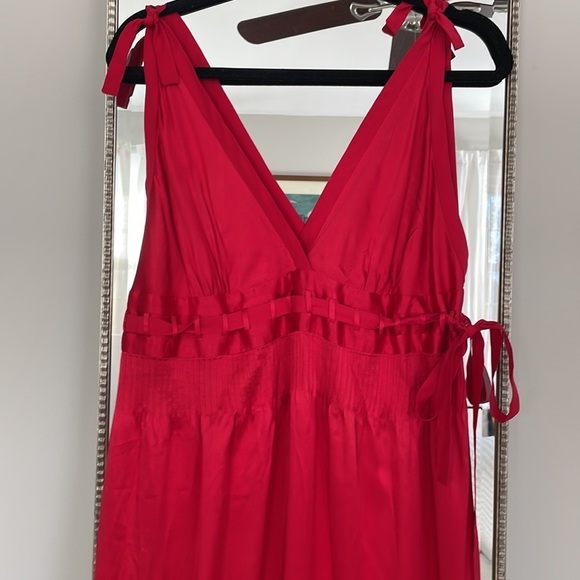 Cocoon by Randi Kristoffersen Red Silk Gown - Picture 8 of 11